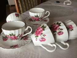 Johnson brothers English porcelain, tea or coffee set for 6 people (gar)
