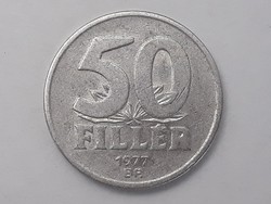 Magyarország 50 Fillér 1977 érme - Magyar alu 50 filléres 1977 pénzérme