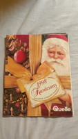 QUELLE divat  Katalógus 1998 Karácsony.