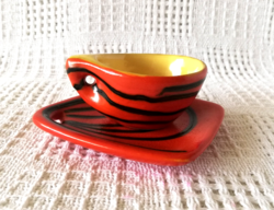 Retro pond head ceramic coffee set