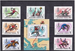 Hungary airmail stamp full-line 1980