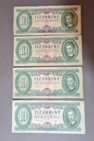 4db 1949-es tíz forintos