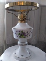 Wallendorf  porcelán petróleum lámpa
