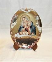 Madonna a kis jézussal -  Angol  porcelán dísztányér