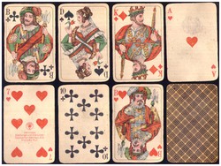 Francia sorozatjelű skat kártya Berlini kártyakép ASS Altenburg Thür. 32 lap komplett 1931-1936