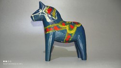 Hans Olsson's song painted wooden horse marked 10.5 cm