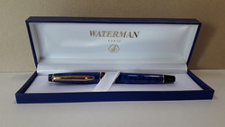 Waterman paris france brand new blue fountain pen in original gift box