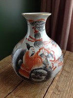 Old Chinese hand painted porcelain vase
