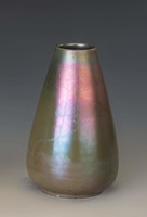 Clement massier cone-shaped vase