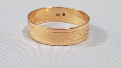 14 K arany karika gyűrű 2,9 g