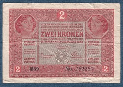 2 Crown 1917 without stamp