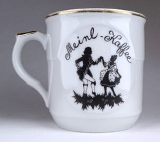 1H663 Régi MEINL-KAFFEE porcelán kávésbögre