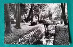 Hungarian city: zirc, arboretum, postcard postcard, 1979
