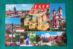 Magyar város: Eger ,postatiszta nagyobb méretű képeslap
