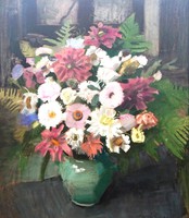Sigismund Imreh (1900-1965): flowers in a vase