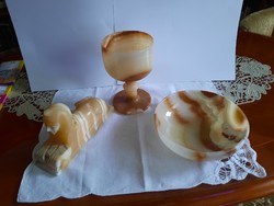 Alabaster ornaments are also for sale