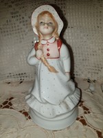 Porcelain charming little girl figurine