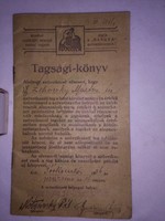 Hangya Szövetkezet tagsági könyv - 1936 Tótkomlós