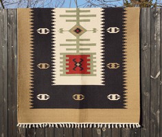 Régi eredeti Torontáli szőnyeg nomád stílusú 124x187 cm