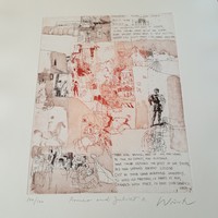 Etching of Adam Würtz: romeo and julia, ii, 100/100