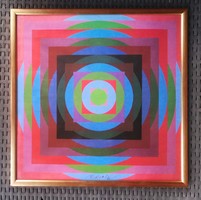 Victor vasarely signed print