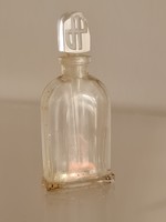 Antik, cca. 85-90 éves, 8 cm-es, csodaszép parfümös üveg, a jelzett fix áron eladó.