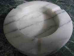 Ashtray ashtray marble white gray 10 * 2.5 cm