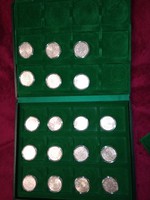 Austria silver 25 schilling coin set unc
