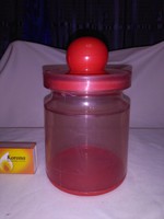 Retro plastic spice box with lid