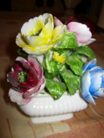 Angol porcelán  virág asztaldísz