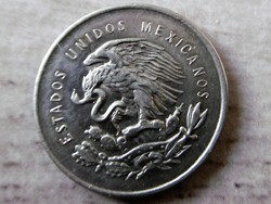 Ezüst Mexikó 25 Cent R 3,4 gramm 21 mm T1 1953