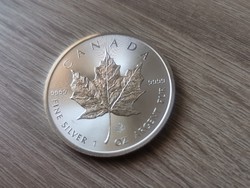2014 31,1 gramm 0,999 Kanada Juhar ezüst érme