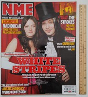 NME New Musical Express magazin 2005-11-12 White Stripes Gorillaz Art Brut Cut Copy Blondie Green Da