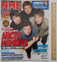 NME New Musical Express magazin 2006-01-21 Arctic Monkeys Morrissey Joy Division Richard Ashcroft Ma