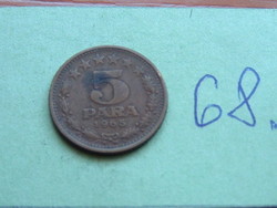 Yugoslavia 5 para 1965 68.