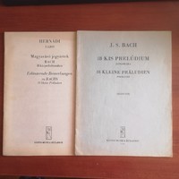 J. S. Bach: 18 small preludes for piano + explanatory notes (Hernádi)