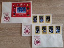 Szovjet-Amerikai közös űrrepülés boríték bélyeg  egyben    FDC  Apolló Szojuz