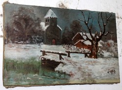 Antique Signed Painting 500