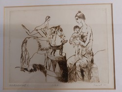 Reich k. Etching