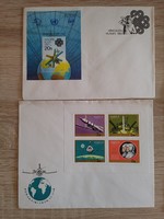 Űrkutatás boríték bélyeg Szojuz-9 + más egyben  FDC