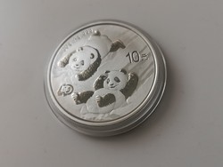 KÍna Panda 2022 ezüst 30 gramm 0,999