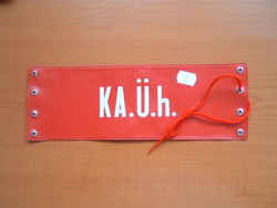 Mn service armband ka.Ü.H. (Deputy gate attendant) plastic (inscription on the back) 2. # + Zs
