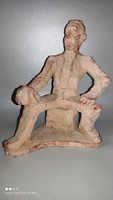 Nagy méretű Benczédi Sándor ( 1912 - 1998 ) kerámia szobor
