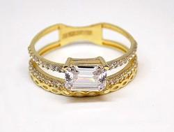 Köves arany gyűrű (ZAL-Au106010)