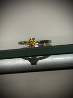 0.35Ct Yellow Diamond 14k Gold Ring! In monumental value