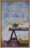 Az ágy melege - K. Balogh Ágota festmény