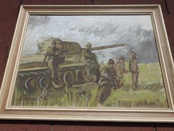 Danube: military-themed painting