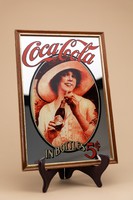 Coca-Cola retro fali kép, tükör, tükrös reklám kép, grafika.
