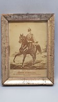 King Archduke Joseph, Commander-in-Chief of the Royal Army. Framed equestrian soldier photo