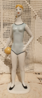 Retro raven house water polo figure